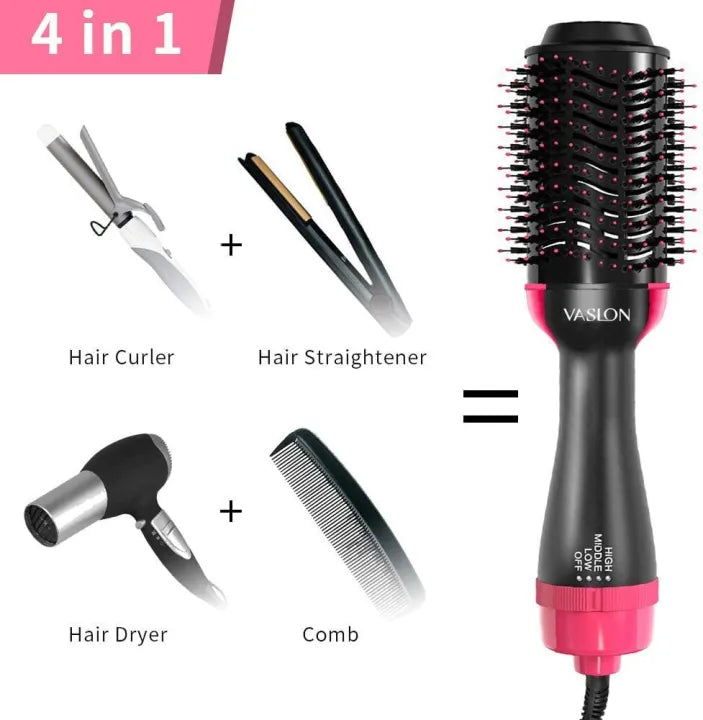 3 in 1 Hair Dryer Brush – One Step Hot Air Brush & Volumizer – Blow Dryer Brush