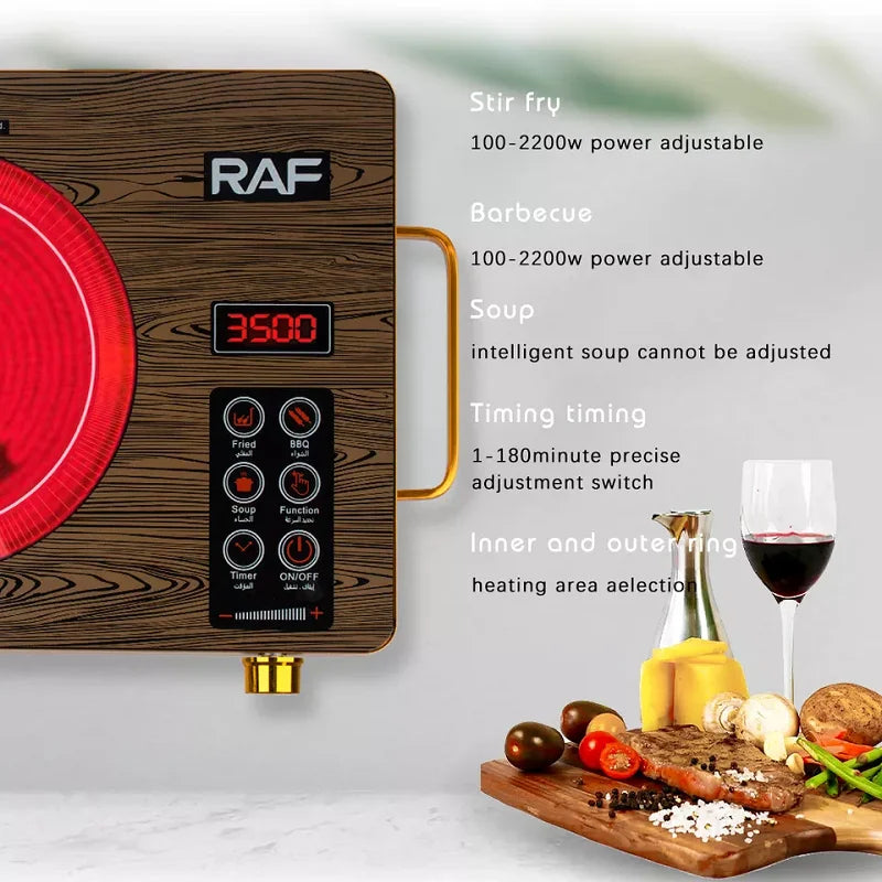 RAF Electric Stove Heater, Infrared Hotplate - 3500 Watts