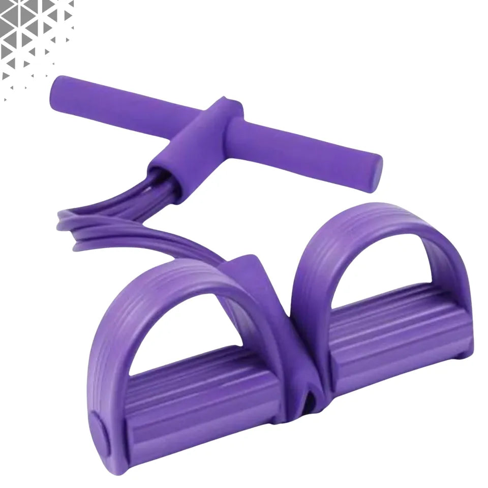 Foot Pedal Resistance Band Tummy Trimmer (random Colors)