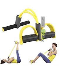 Foot Pedal Resistance Band Tummy Trimmer (random Colors)
