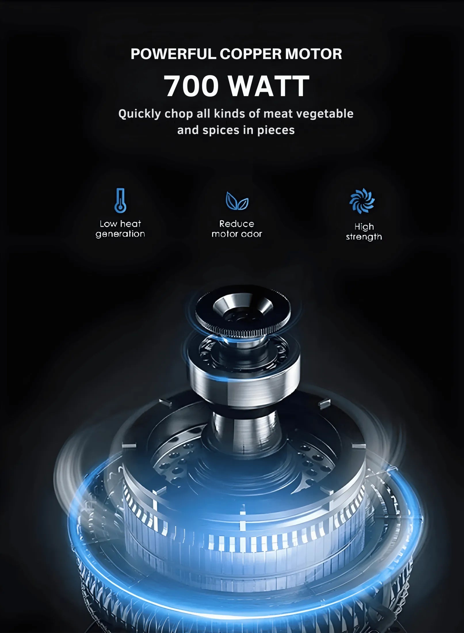 RAF Multi Function 3 Liter Food Blender And Chopper